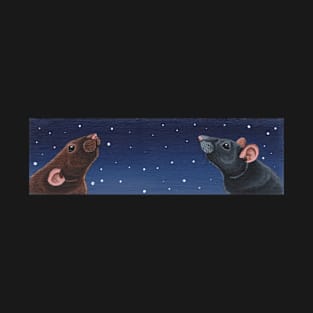 Agouti and Black Rat Stargazing T-Shirt