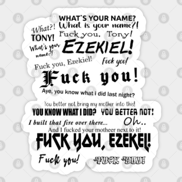 Tik Tok Meme Quotes From Video "Whats your name?" - Tiktok Meme - Sticker
