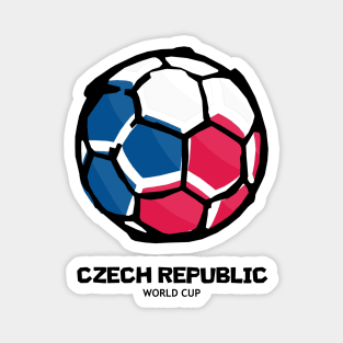 Czech Republic Football Country Flag Magnet