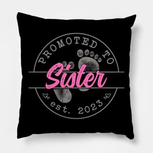 Promoted to Sister - Mothers Day 2023 Pillow