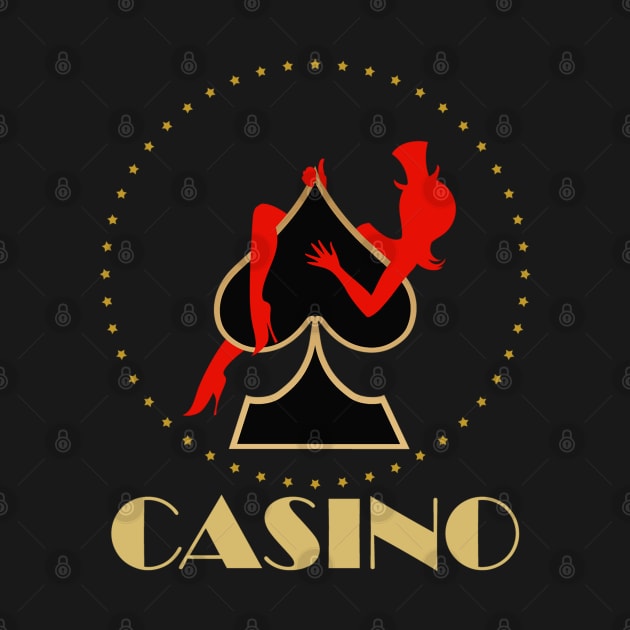 Casino Night Party Emblem by devaleta