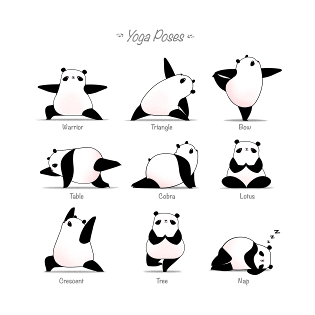 Yoga Panda II by Tobe_Fonseca