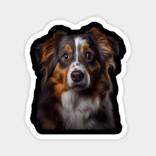 Cute Australian Shepherd Gift For Dog Sports, Dog Lovers, Dog Owners Or For A Birthday Magnet