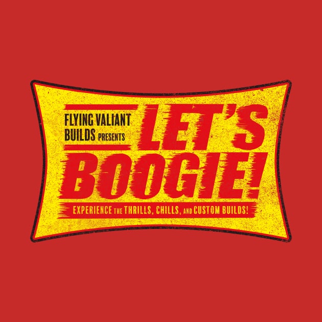 Let's Boogie - 50's Movie Style (Grunge - Red) by jepegdesign