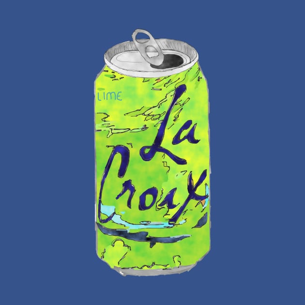 Lime La Croix Pattern by jeremiahm08