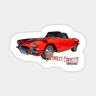 1962 Chevrolet Corvette Convertible Magnet