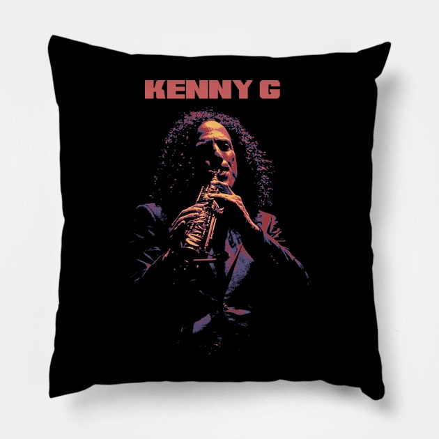 Kenny G Saxophone Pillow by Suksesno Aku Gusti