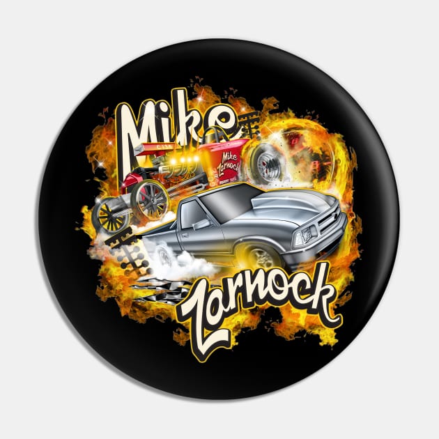 Mike Zarnock S10 Madness on Back of Pin by Hot Wheels Tv