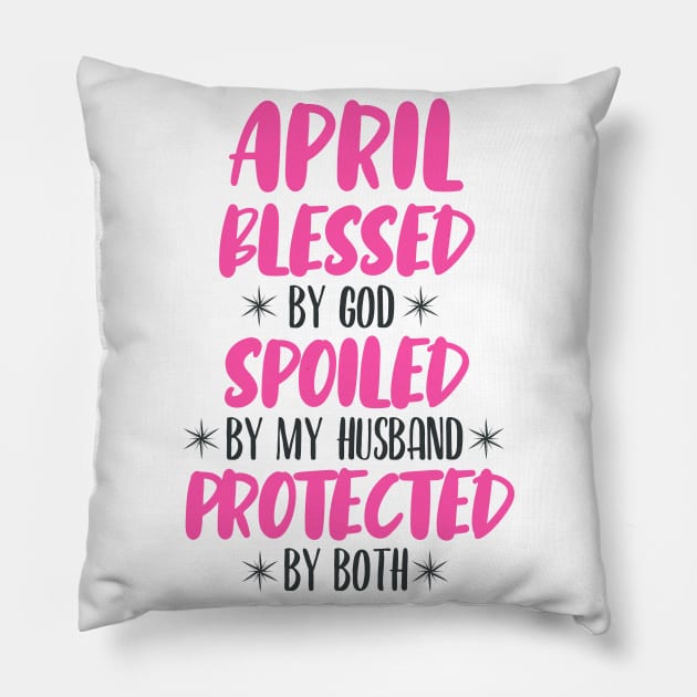 April Blessed Pillow by PHDesigner