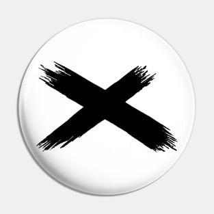 X (black) Pin