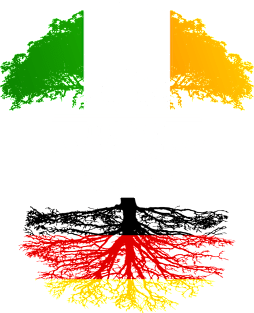 Irish Grown With German Roots - Gift for German With Roots From Germany Magnet
