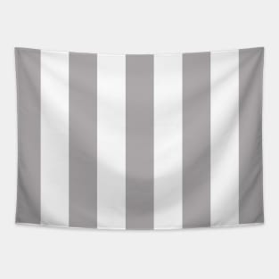 Gray Stripes, White Stripes, Striped Pattern Tapestry