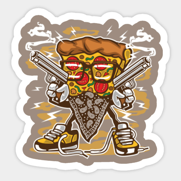 Pizza Gangster Pizza Aufkleber Teepublic De Последние твиты от pizza gangster (@cspycretesg8). teepublic