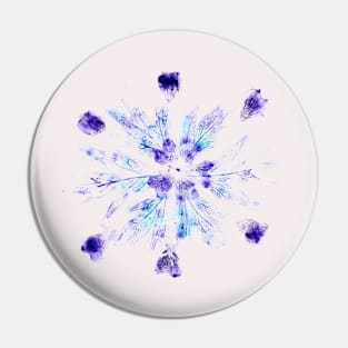 'Snowflake' nature print Pin