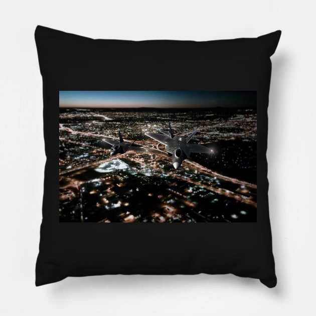 Night Stalkers Pillow by aviationart