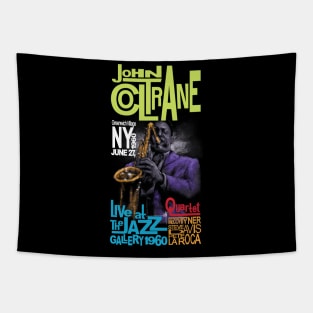 Coltrane Live Poster 2 Tapestry