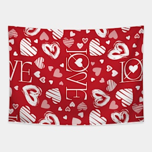 Valentines Day Patterns Love Tapestry