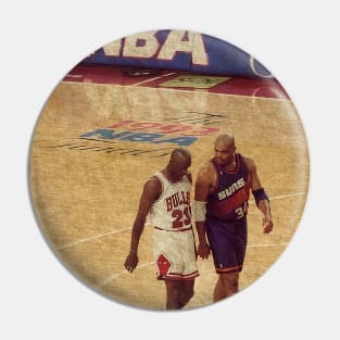 Charles Barkley and Michael Jordan, 1993 NBA Finals Pin