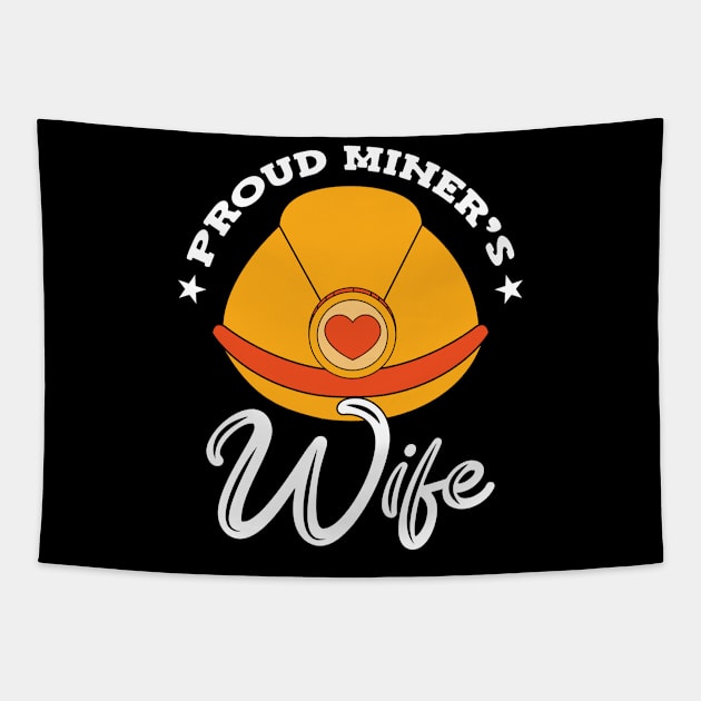 Coal Miner's Wife Tapestry by TheBestHumorApparel