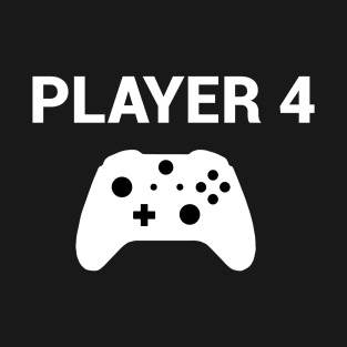 Video Game Player 4 Controller T-Shirt