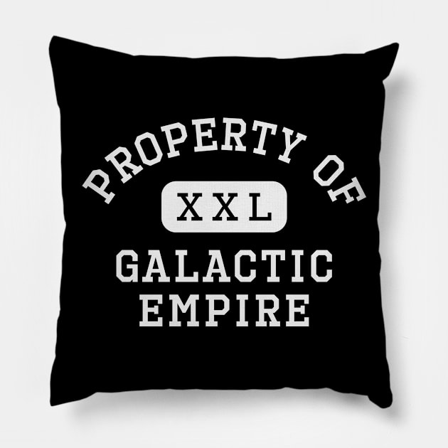 Galactic Empire - Gray Pillow by gonzr_fredo