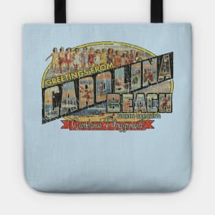 Greetings From Carolina Beach 1954 Tote