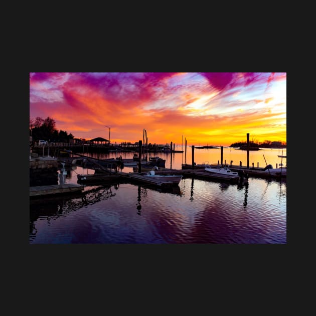 Shoreline Sunset by Rob Johnson Photography