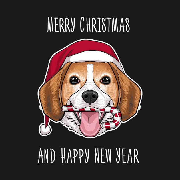 Merry Xmas for beagle lovers by ZlaGo