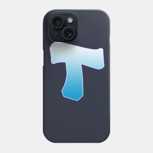 T - Blue Phone Case