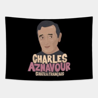 Charles Aznavour - Sinatra Français Tapestry