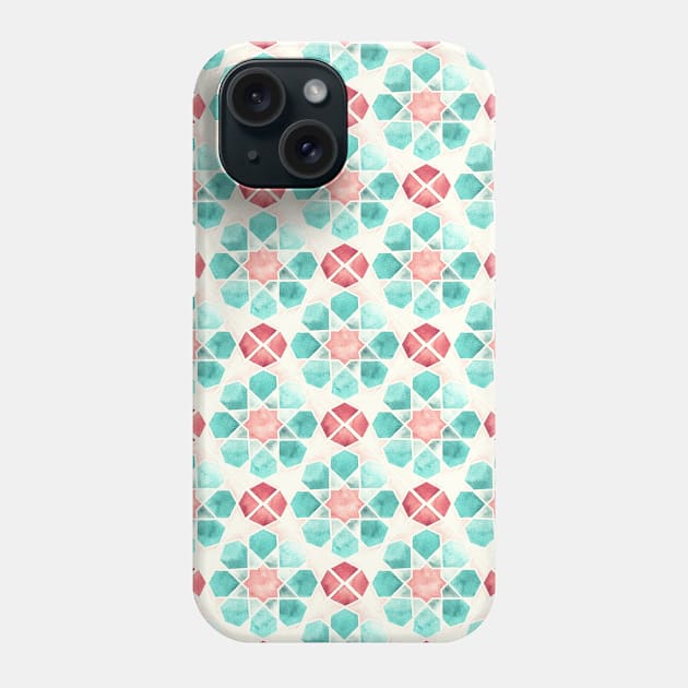 Islamic geometric pattern #5 Phone Case by GreekTavern