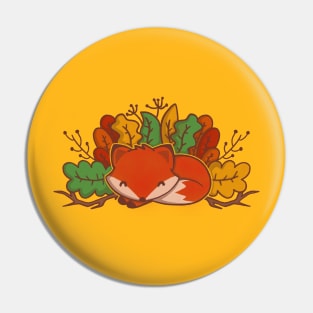 Autumn Fox Pin