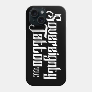 Sovereignty Tattoo Logo (name only/white) Phone Case