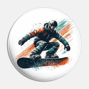 Snowboarding Pin