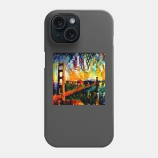 golden gate bridge view point Phone Case