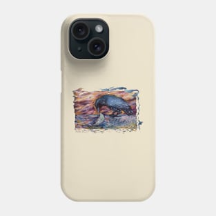 Raven and the Moon Phone Case