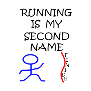 Stick Figure Running T-Shirt