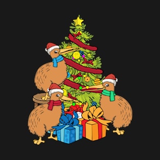 Kiwi Bird Lover Kids Christmas Tree Gift New Zealand Kiwi T-Shirt