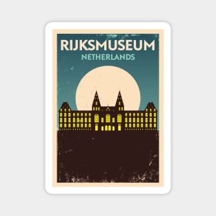 Amsterdam Poster Design Magnet