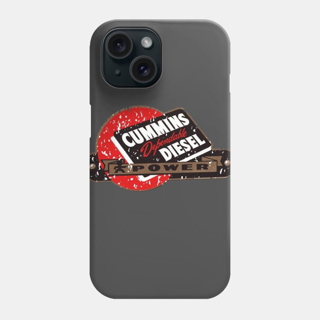 Vintage American Diesel Phone Case by Midcenturydave