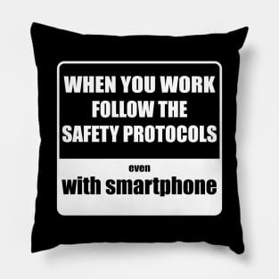 Safety protocols with phone Pillow