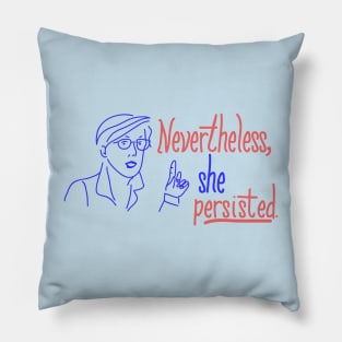 She Persisted Pillow