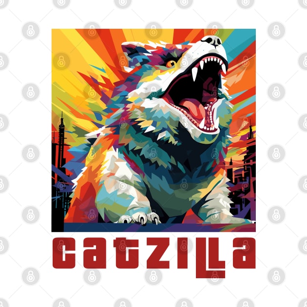 Catzilla by Yopi