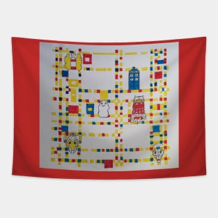 Doctor Who Boogie Woogie Tapestry