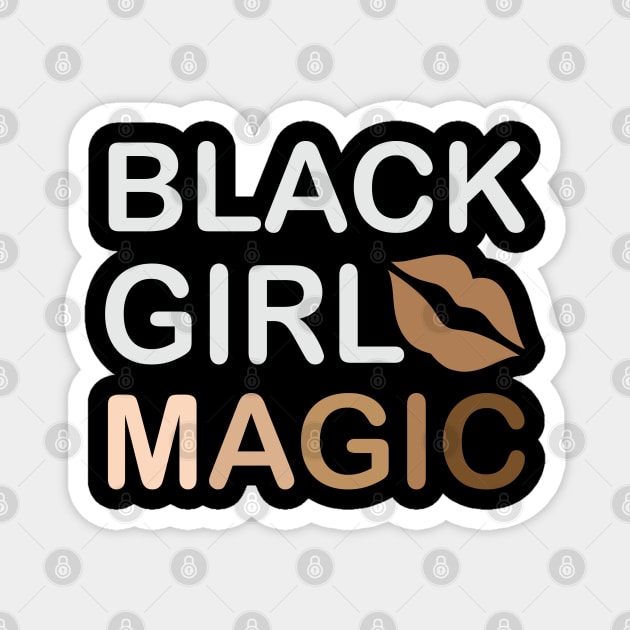 Black Girl Magic, Black History Month, Black Lives Matter, African American History Magnet by UrbanLifeApparel