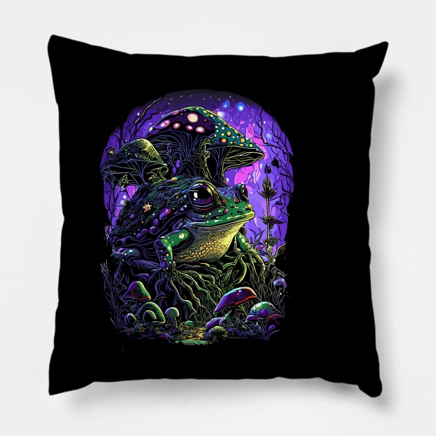 Goblincore Pillow by valentinahramov