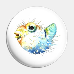 Pufferfish - Puffed Up Pin