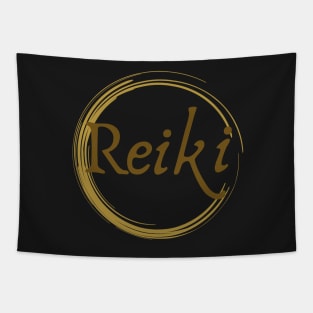 zen circle reiki Tapestry