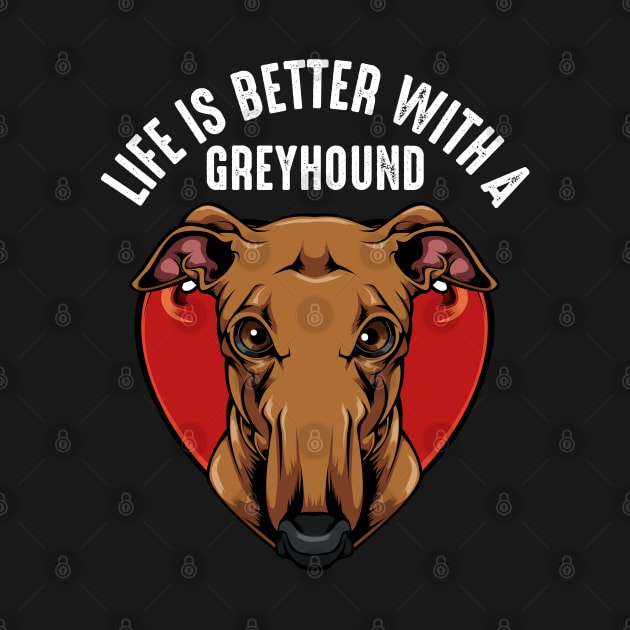 Sighthound - Life Is Better With A Greyhound - Dog Owner by Lumio Gifts