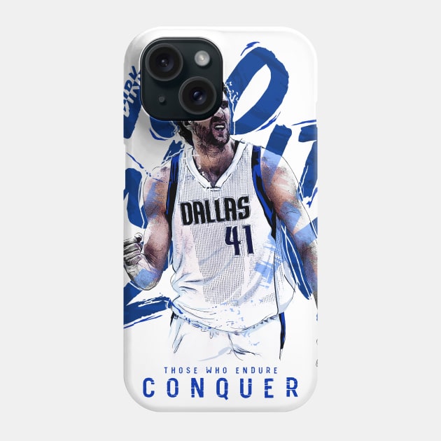 Dirk Nowitzki Phone Case by edbertguinto